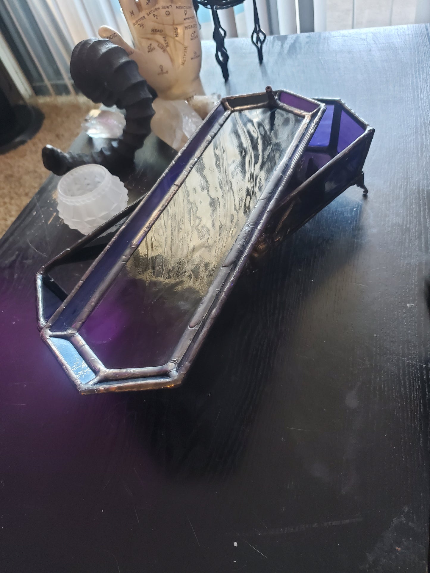 Stained Glass Incense Box/Burner