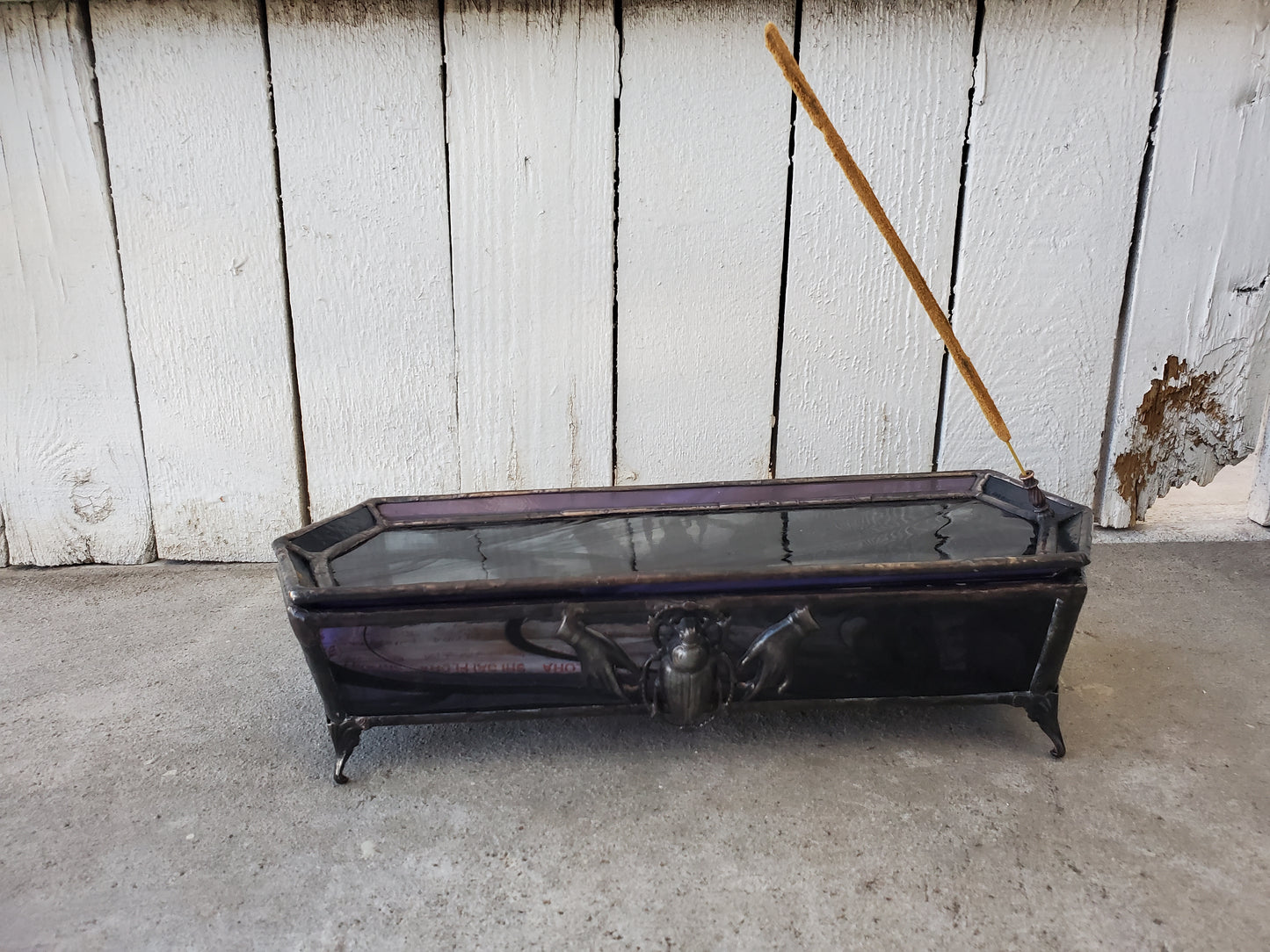 Stained Glass Incense Box/Burner