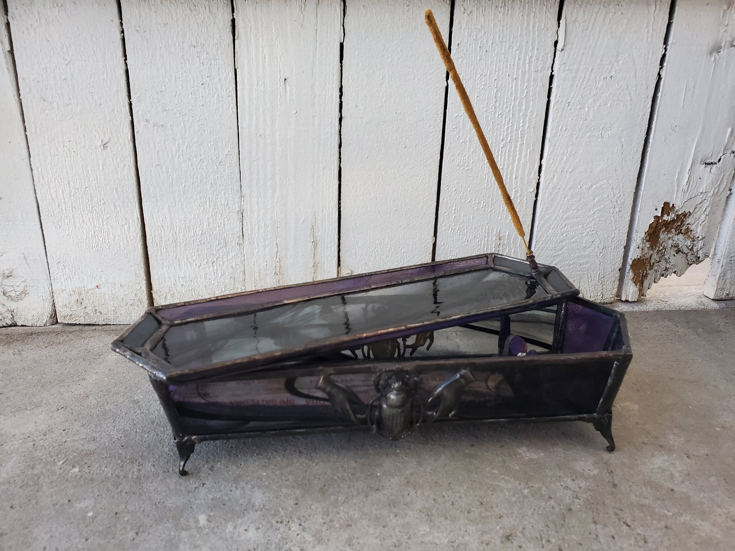 Stained Glass Incense Box/Burner