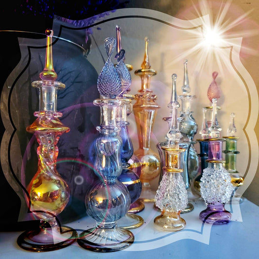 Glass Ritual Oil Bottles