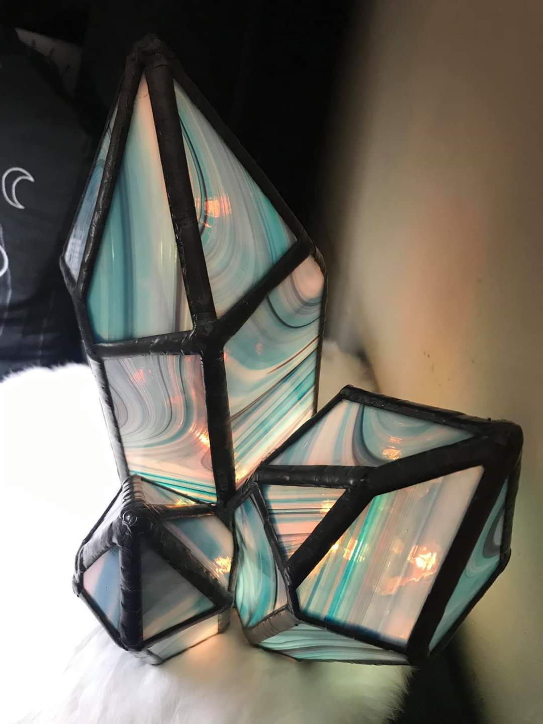 Crystal Cluster Lamp