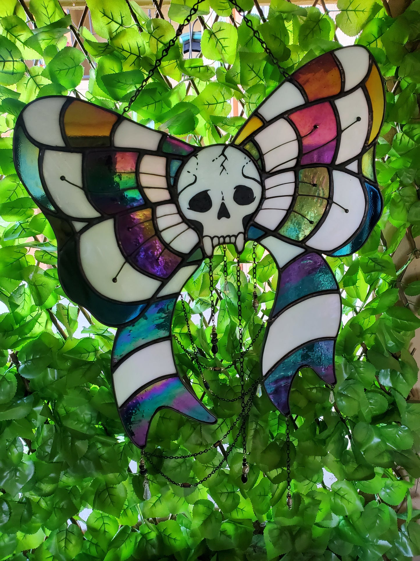 Goth{mas} Present Bow Sun Catcher