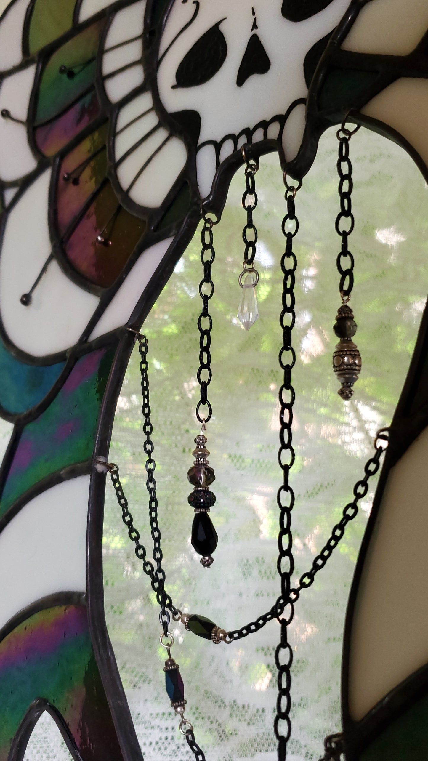 Goth{mas} Present Bow Sun Catcher