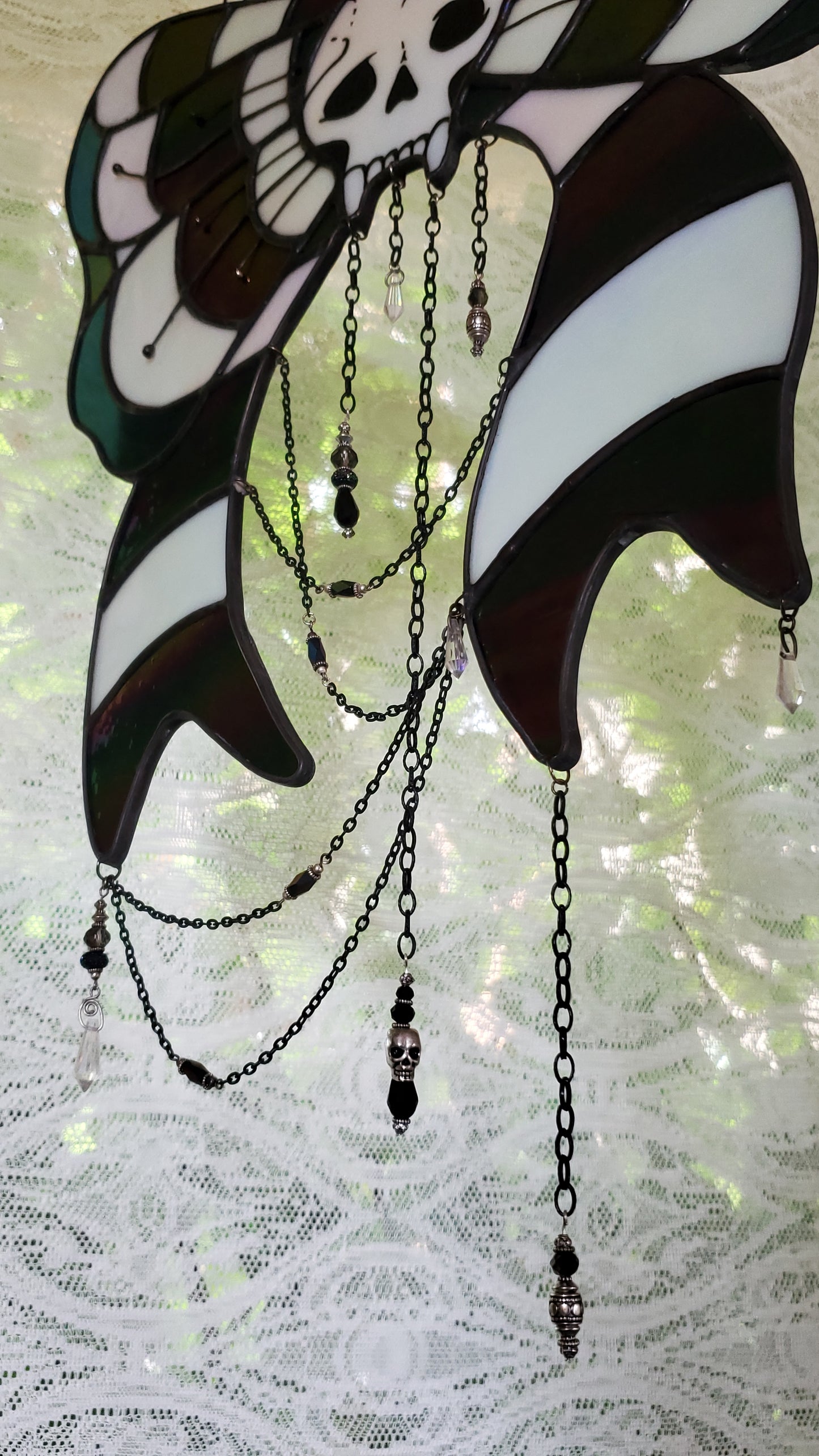 Goth{mas} Present Bow Sun Catcher