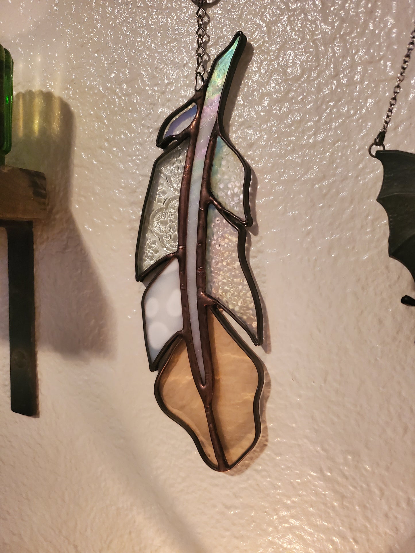 Light As A Feather Sun Catcher {aura peach}