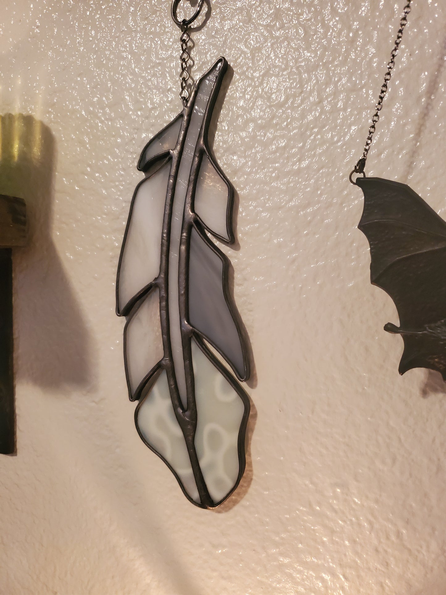 Light As A Feather Sun Catcher {molted grey}