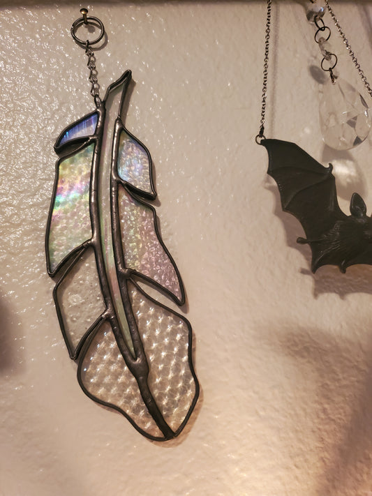 Light As A Feather Sun Catcher {aura clear}