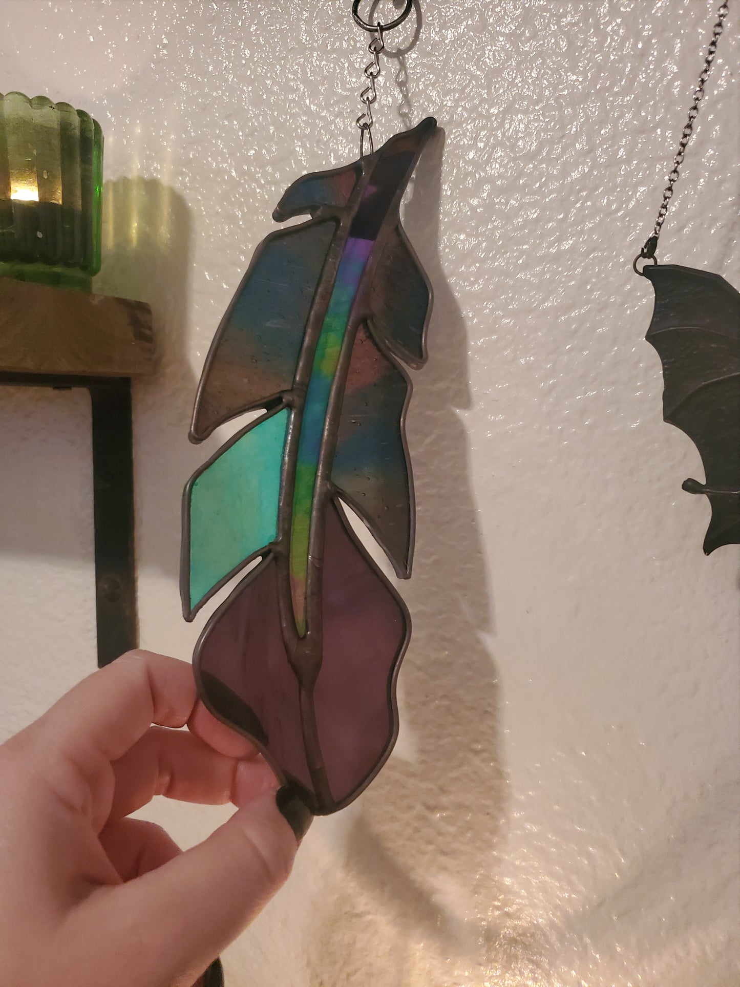 Light As A Feather Sun Catcher {purple}