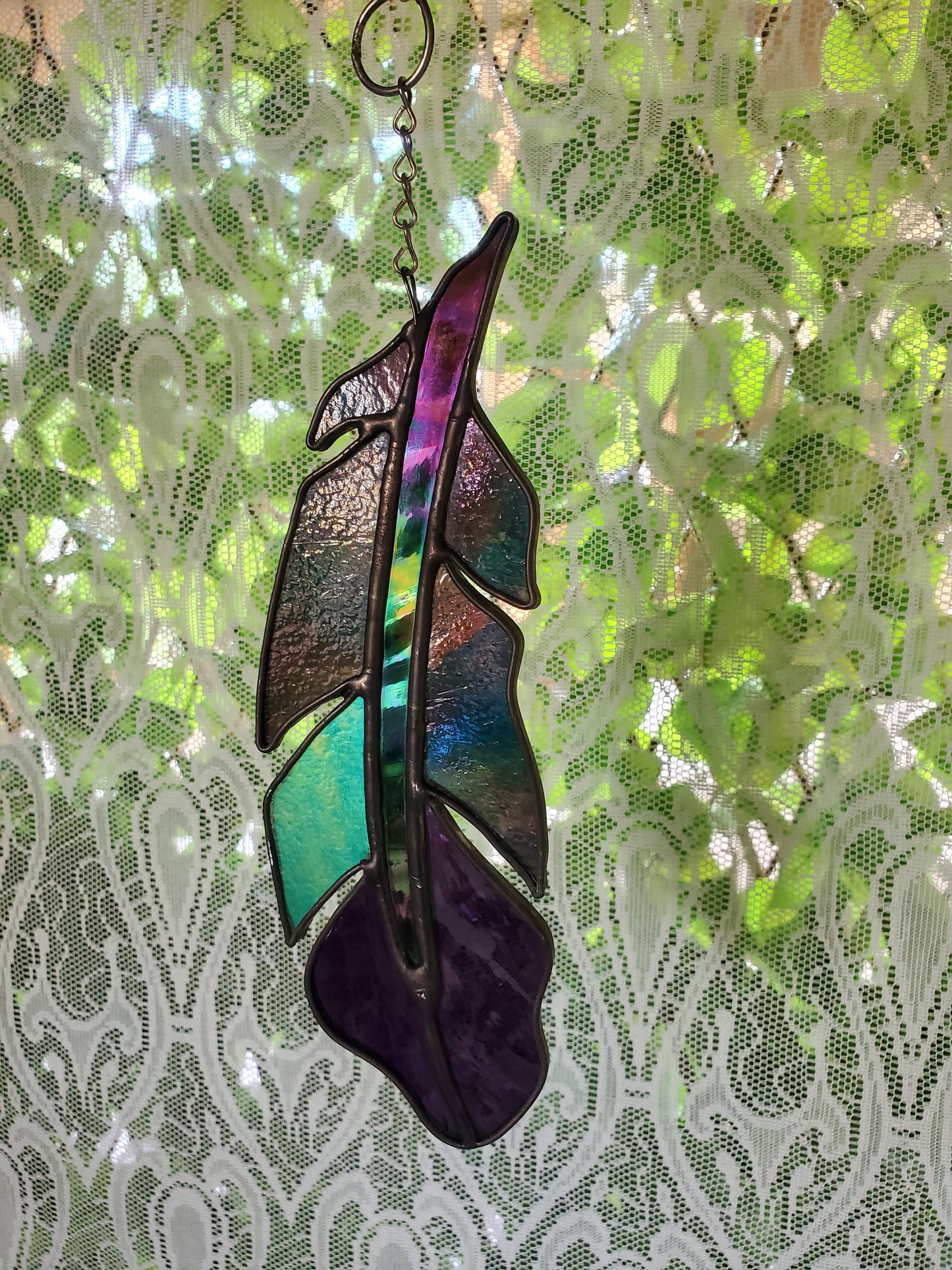 Light As A Feather Sun Catcher {purple}