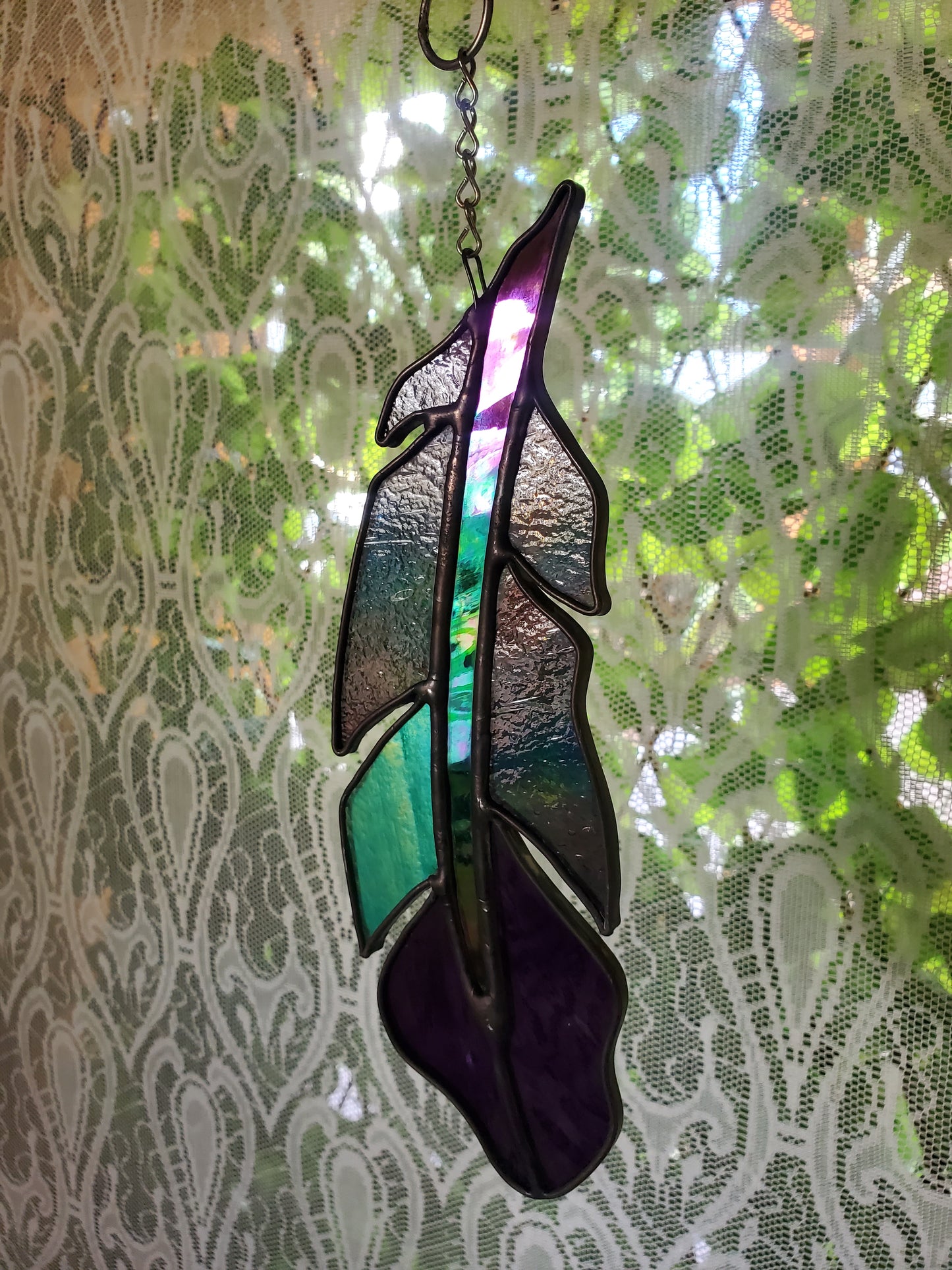 Light As A Feather Sun Catcher {purple}