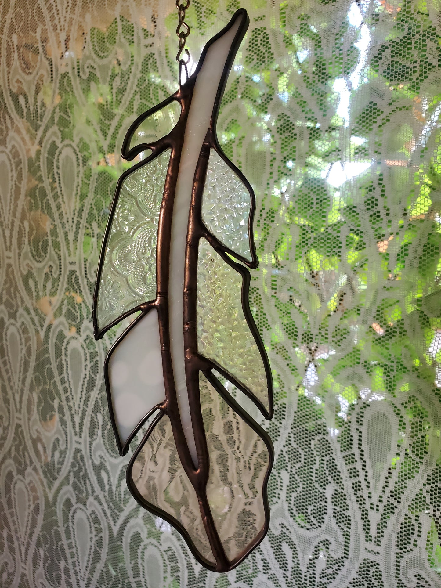 Light As A Feather Sun Catcher {aura peach}