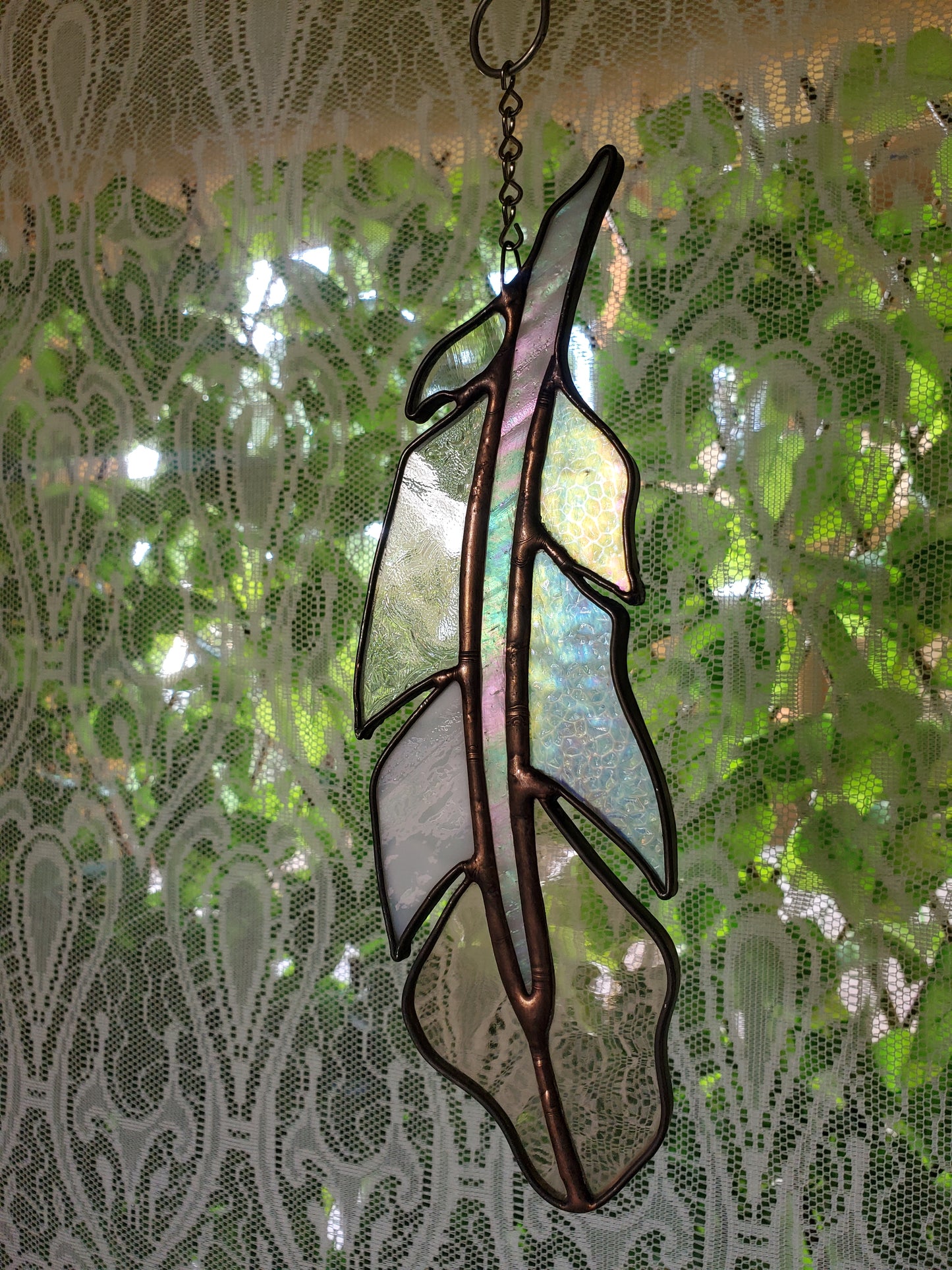 Light As A Feather Sun Catcher {aura peach}